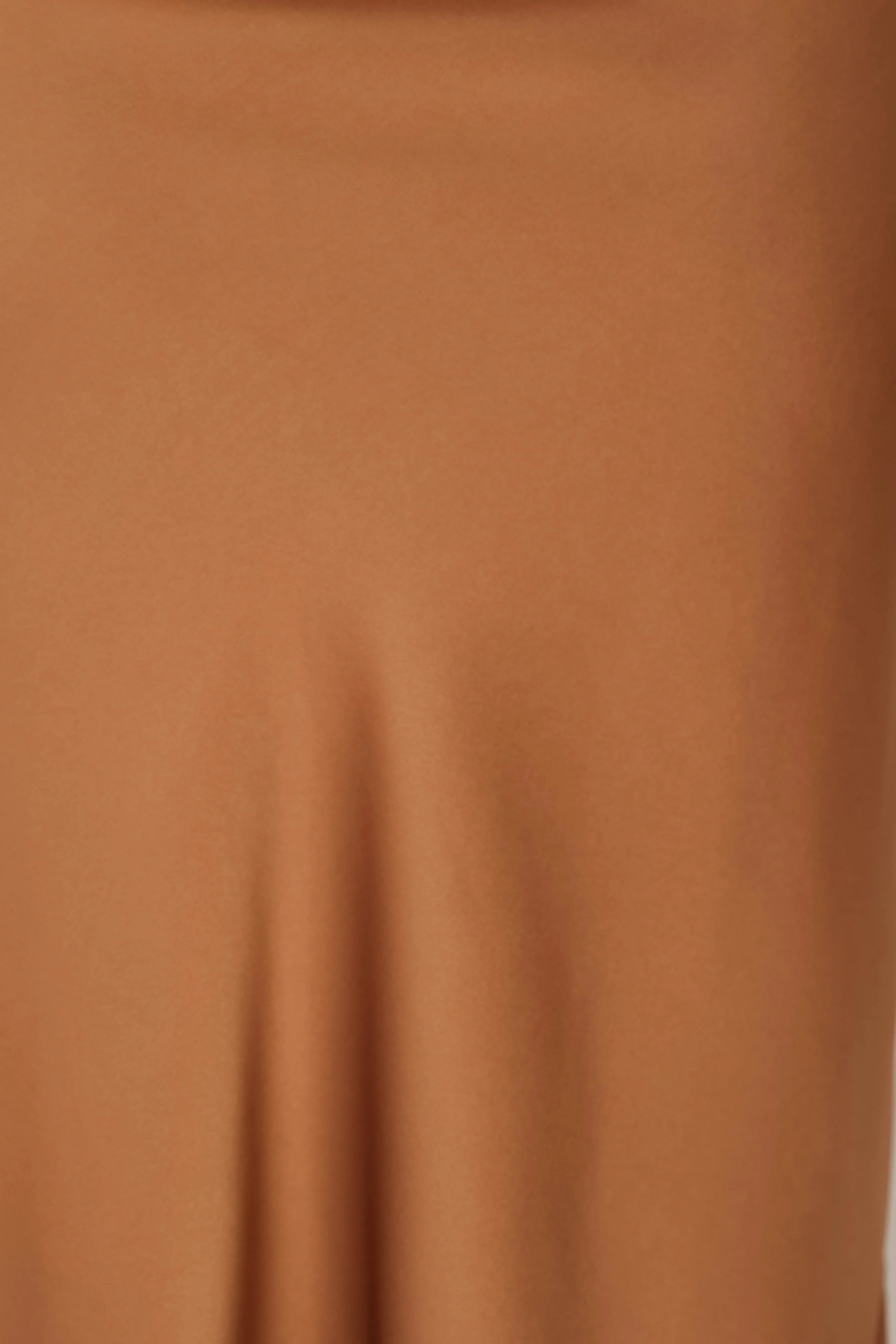 Nellie Satin Midi Skirt Bronze