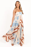 Elanor Maxi Dress Pale Blue Print