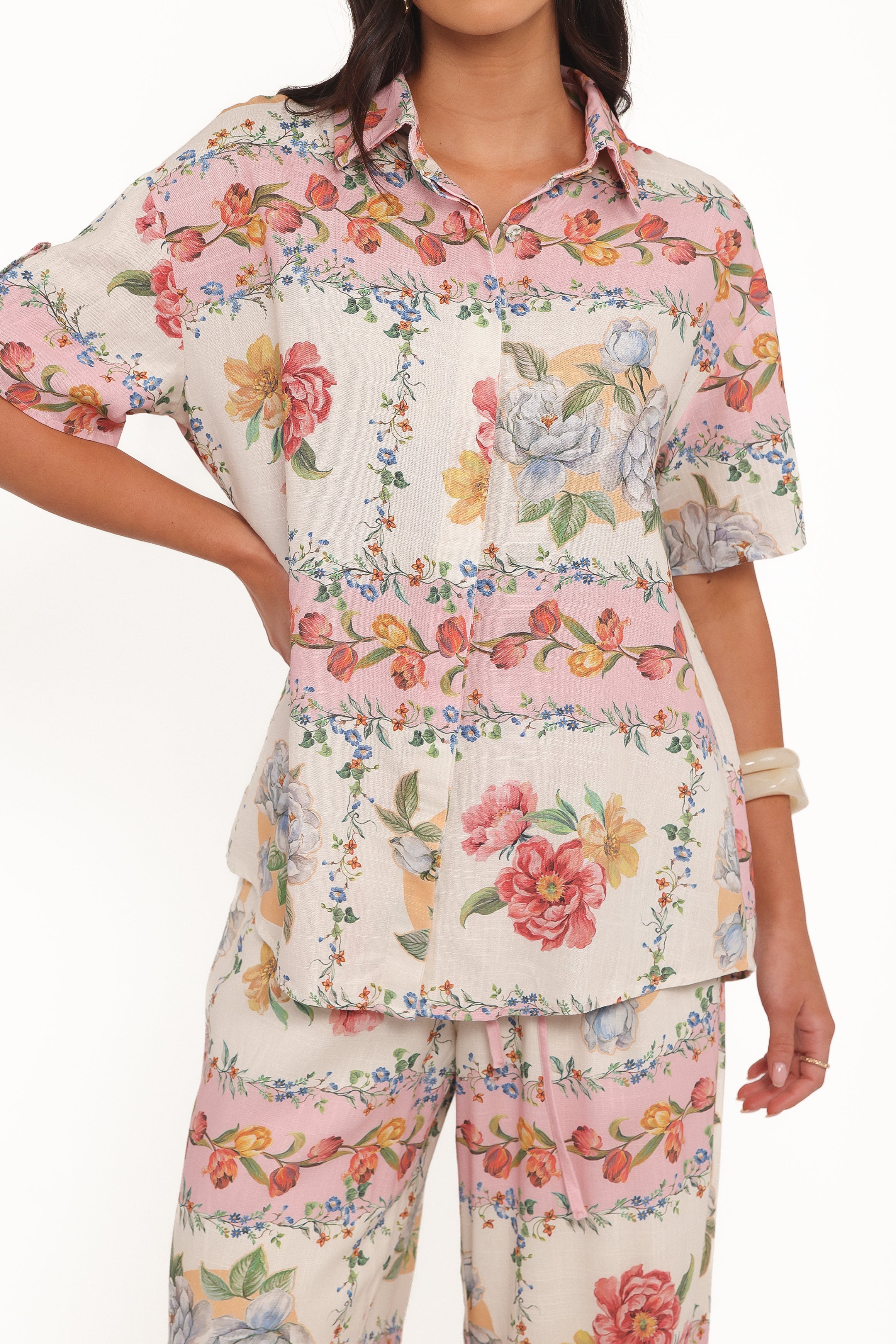 Cascais Shirt Rose Tile