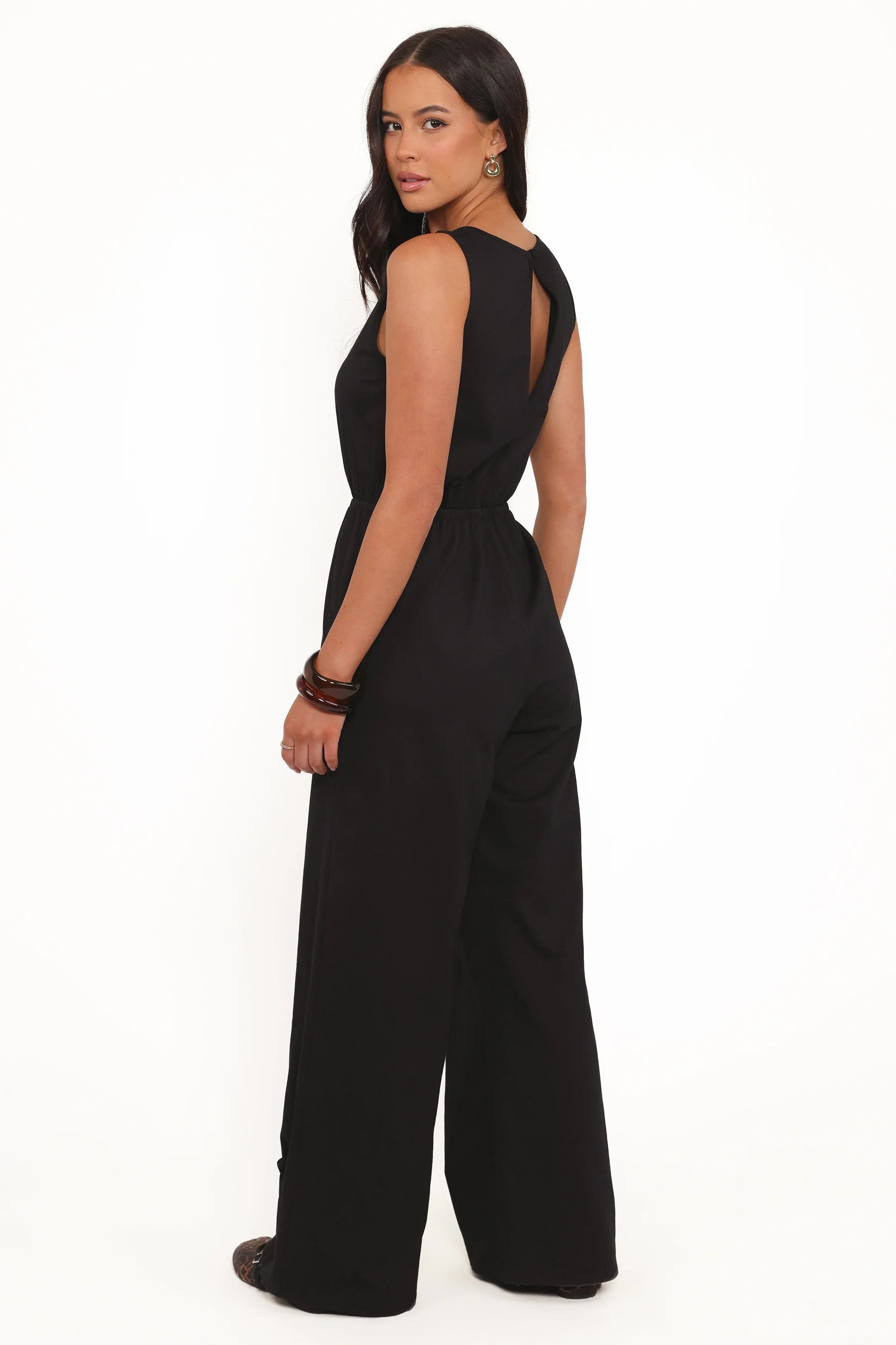 Sansa Stretch Jumpsuit Black