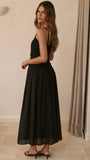 Valentina Maxi Dress Black