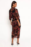 Audrina Maxi Dress Deep Night Floral