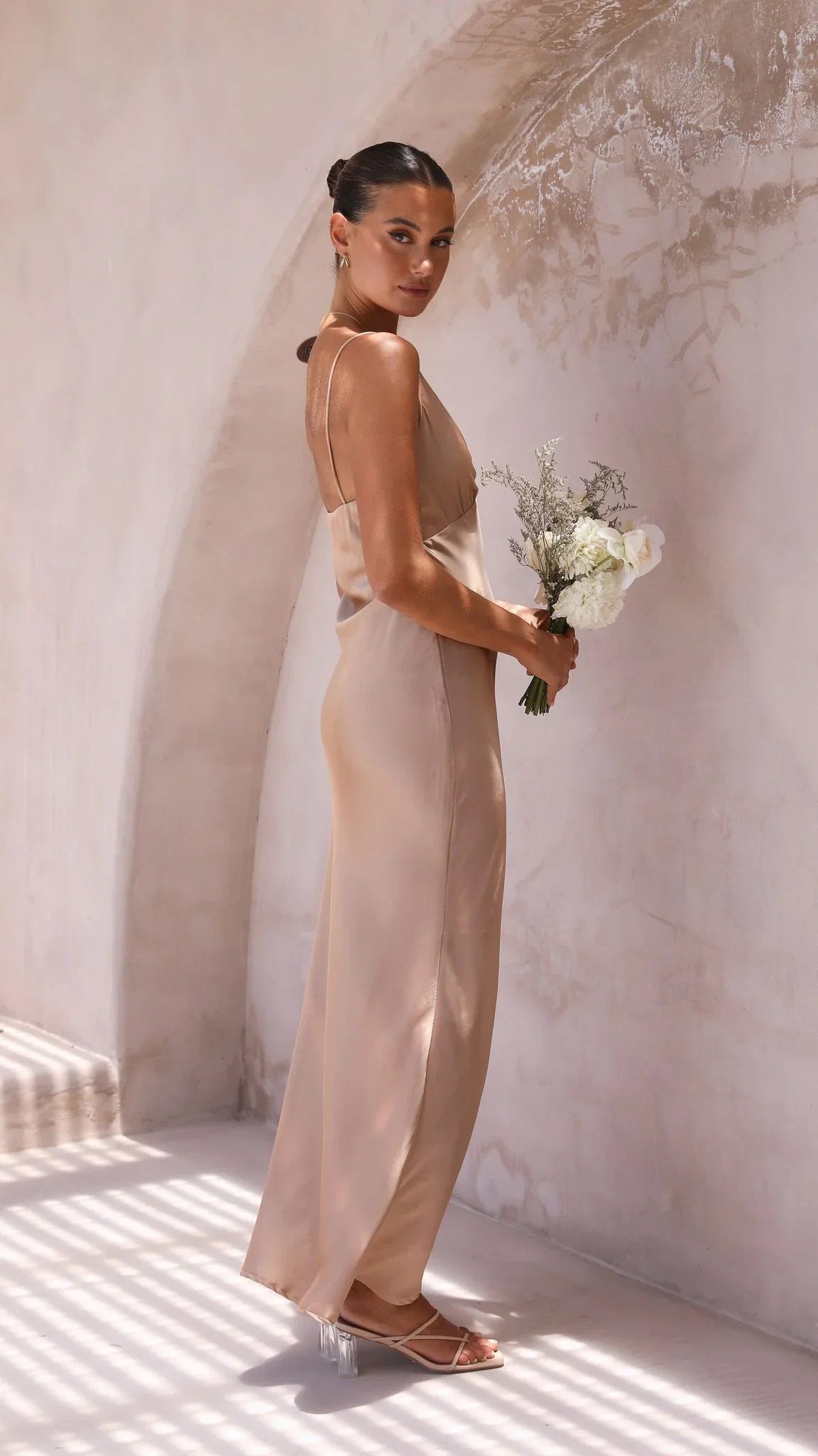Ziah Maxi Dress Latte