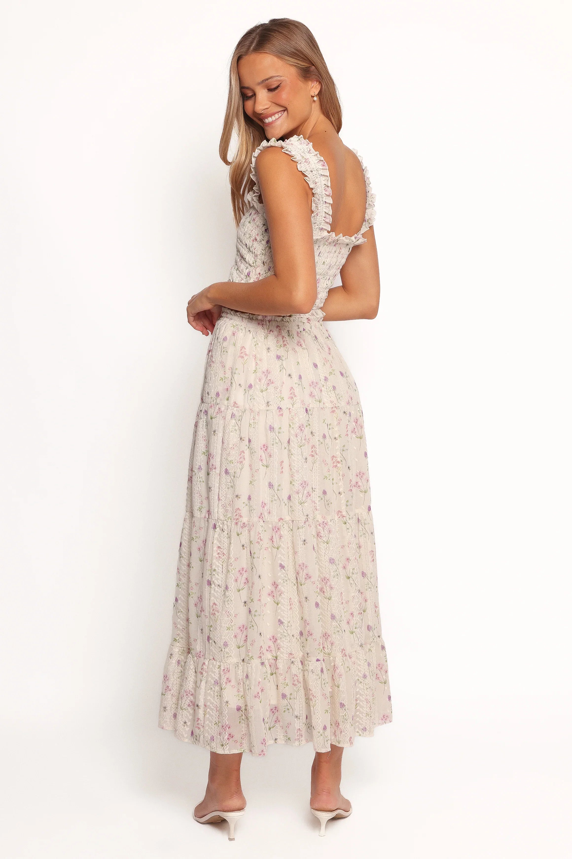Amberlyn Maxi Skirt Pink Floral