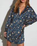 Supernova Collared Mini Dress