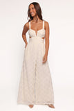 Avella Cutout Jumpsuit White