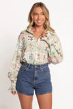 Tomi Long Sleeve Shirt Flower Market