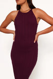 Brighton Maxi Dress Plum