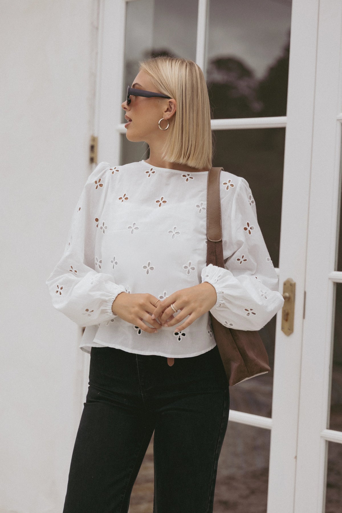Aggie Blouse White