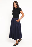 Oakley Midi Skirt Navy