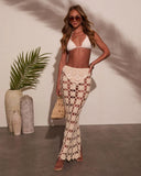 Francina Crochet Cover Up Maxi Skirt