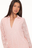 Cidel Mini Dress Pink Lace