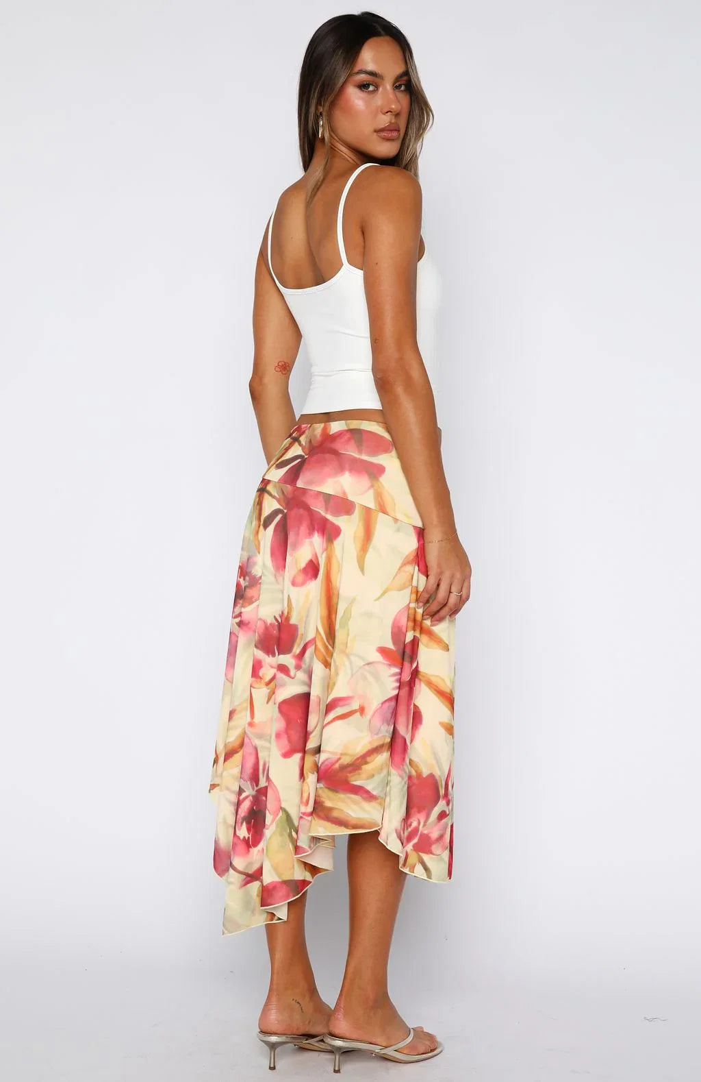 Losing What We Had Midi Skirt Sunlight Bloom