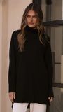 Ravio Oversized Rib Knit Black