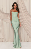 Forever Starts Now Maxi Skirt Sage