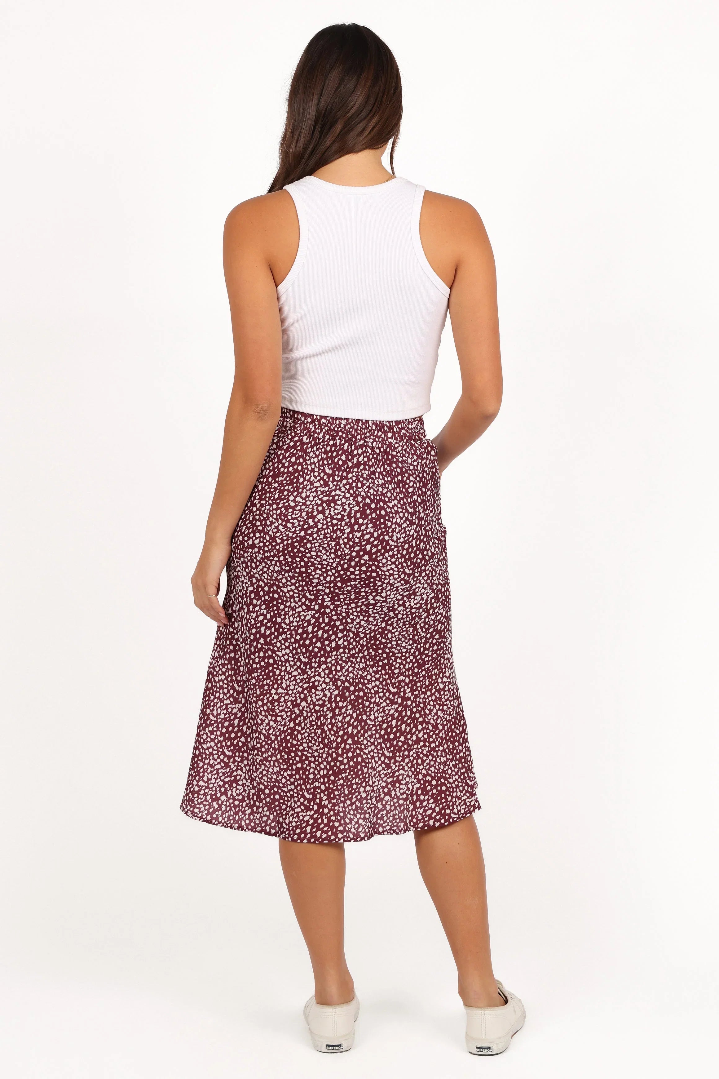 Falco Skirt Burgundy