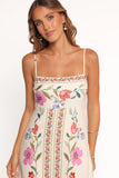Vesta Midi Dress Pink Multi