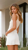 Maggie Mini Skirt White