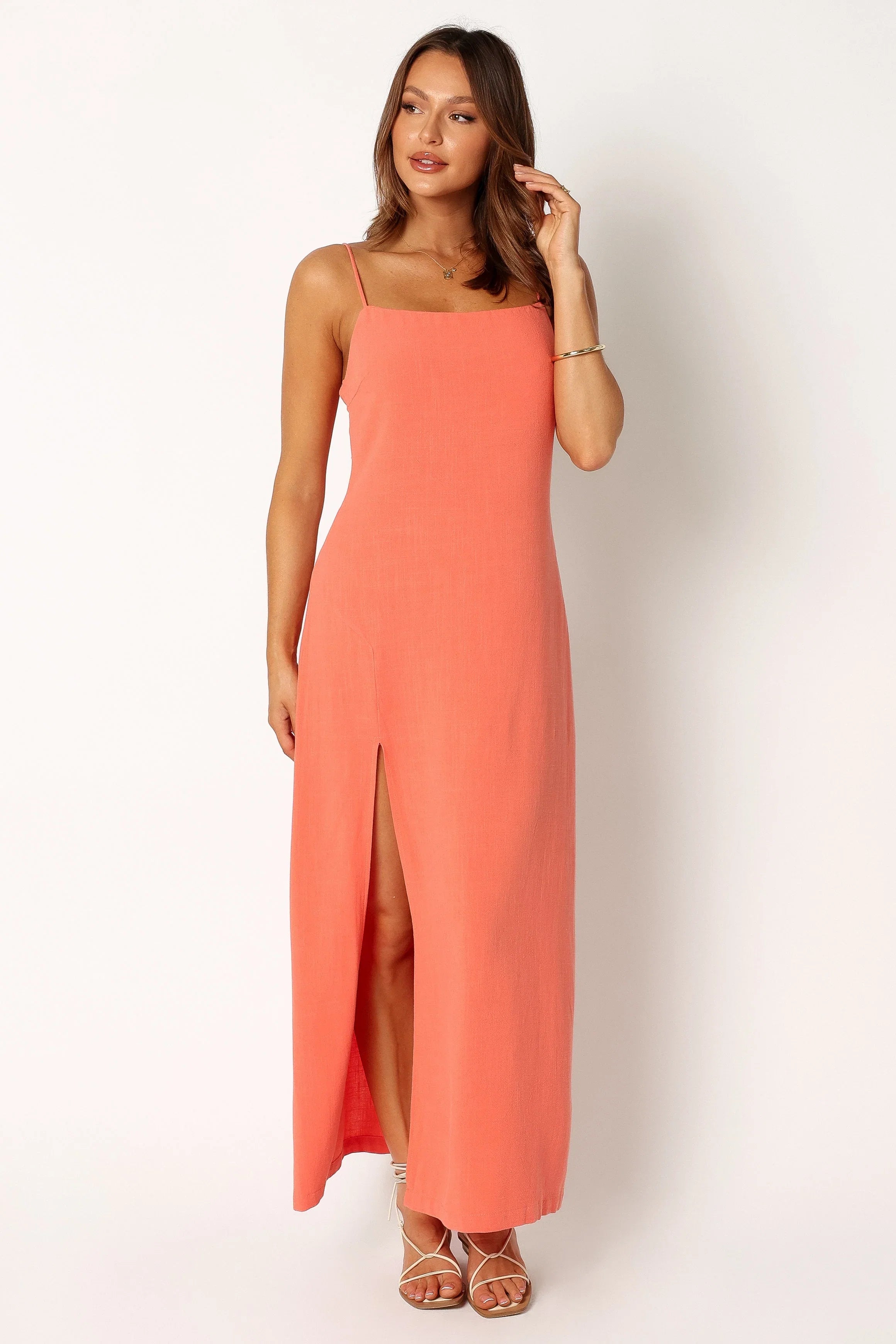 Sawyer Midi Slip Dress Watermelon