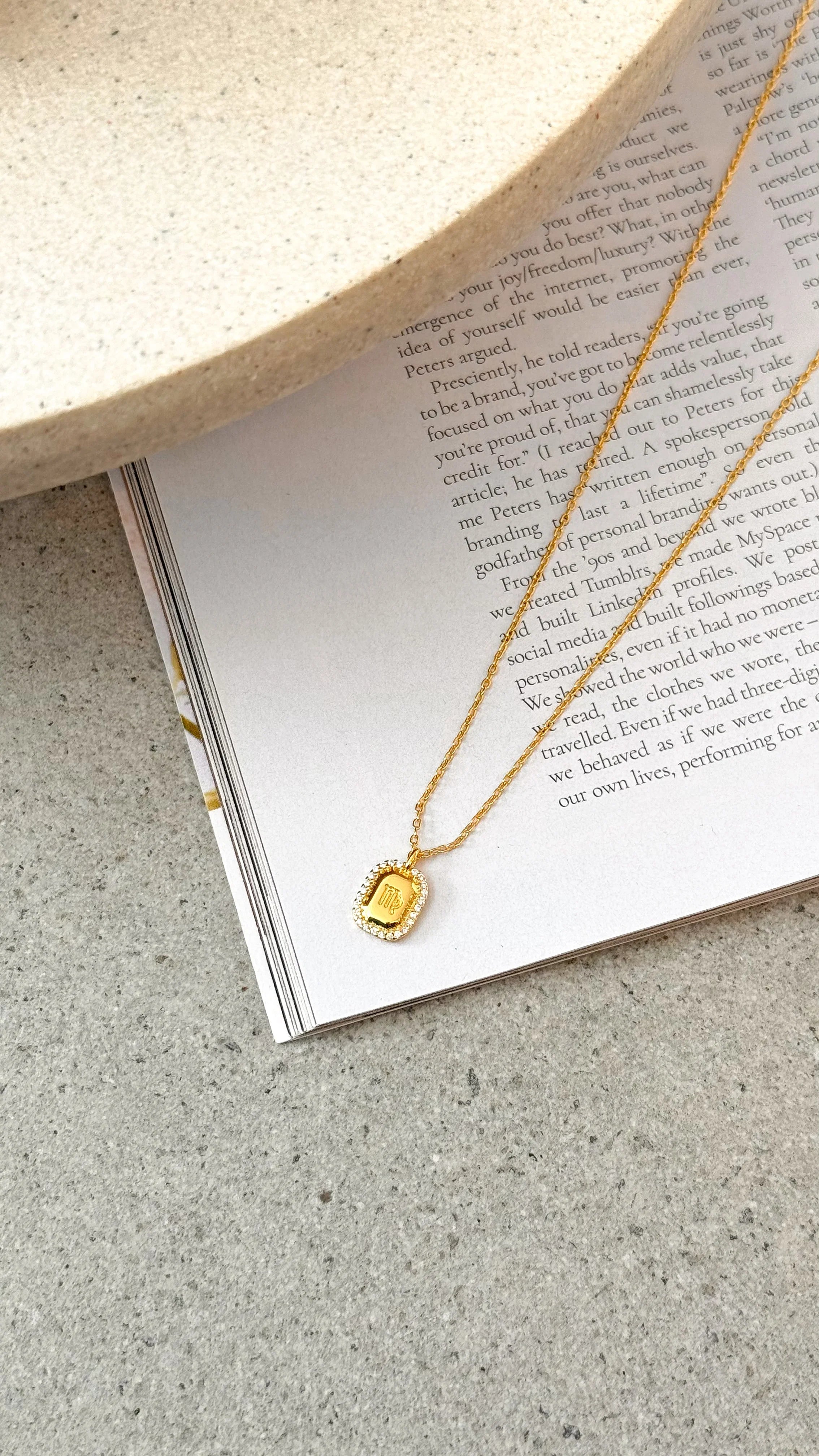 Zodiac Necklace Virgo