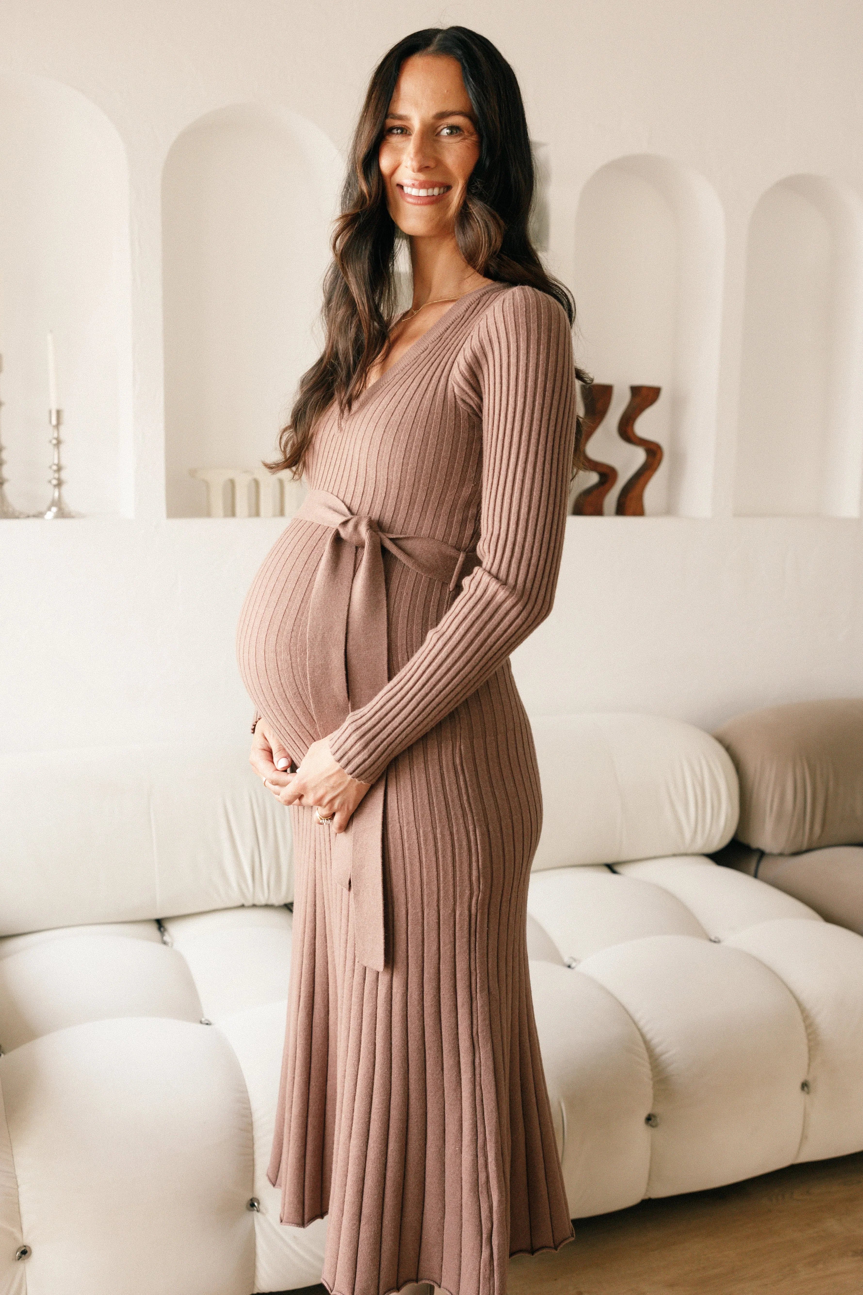 Reigan Dress Mocha