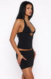 Crazy Story Bustier Black