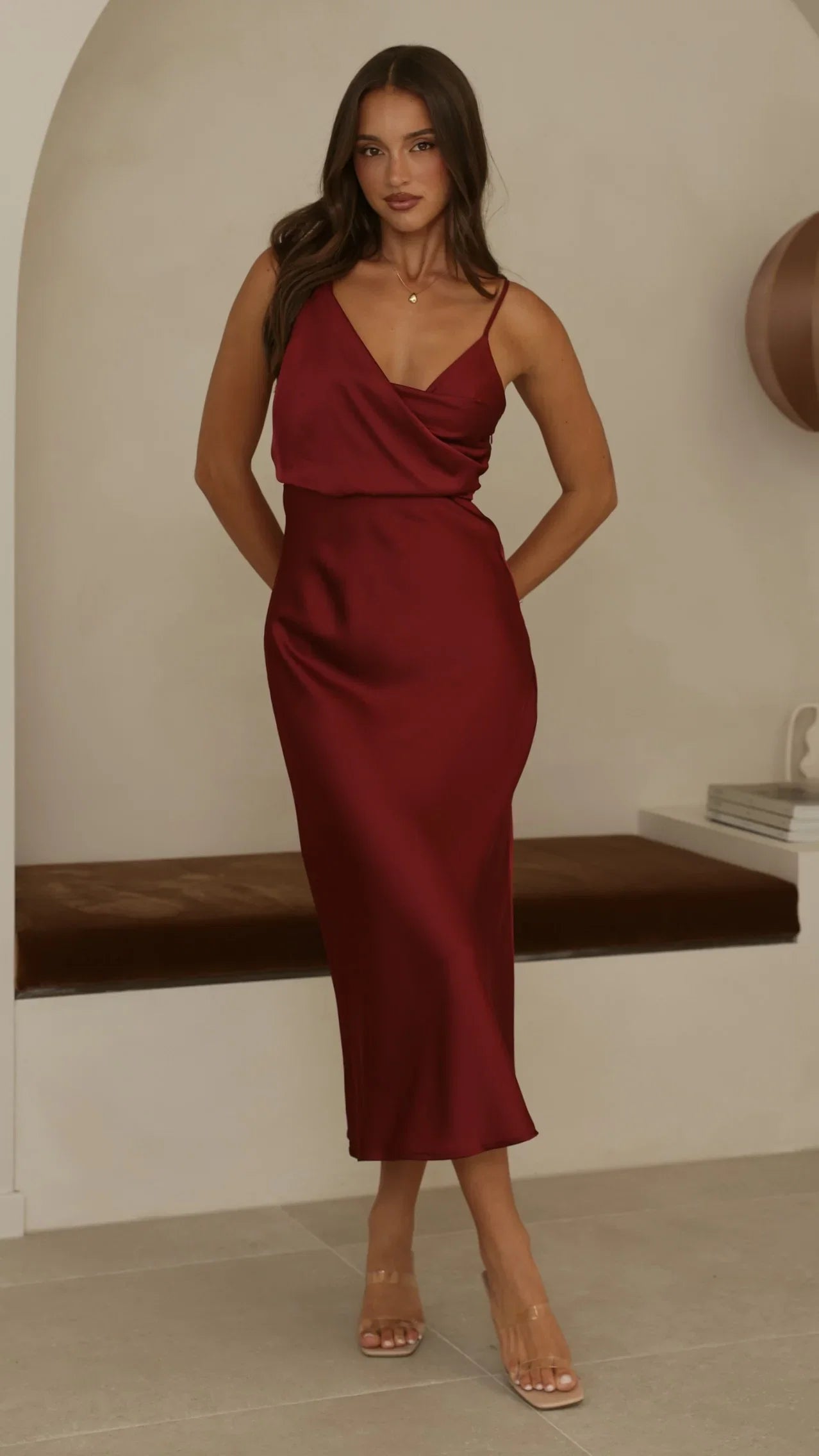 Audrey Maxi Dress Wine
