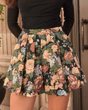 Levien Pleated Tapestry Shorts