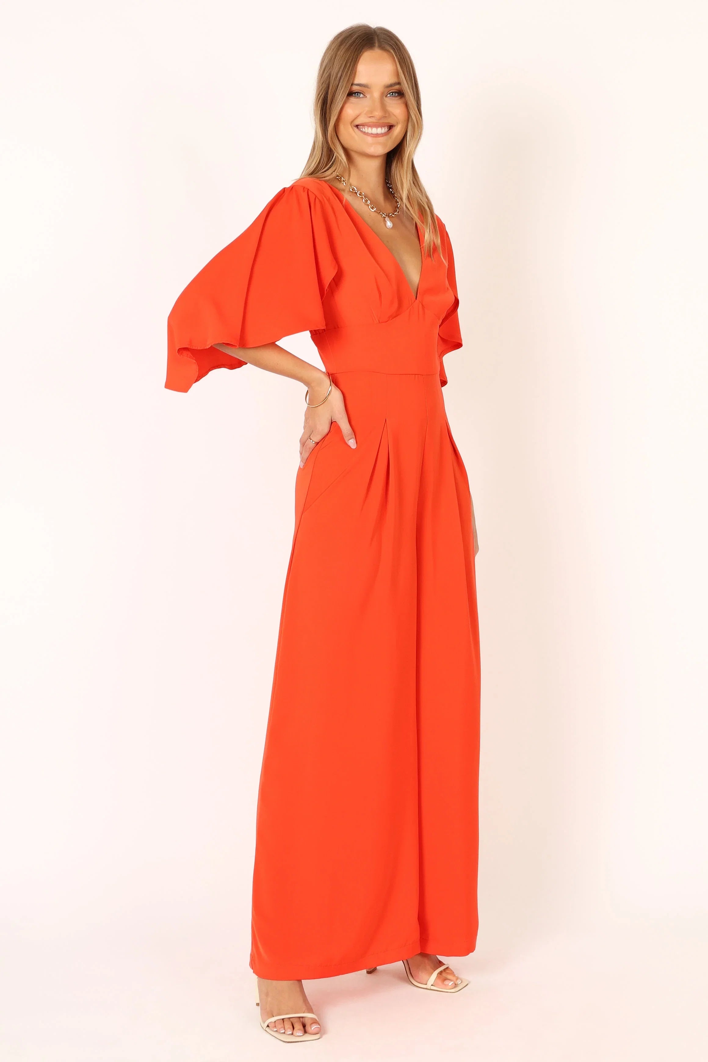 Carla Jumpsuit Red