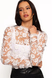 Grayso Top White