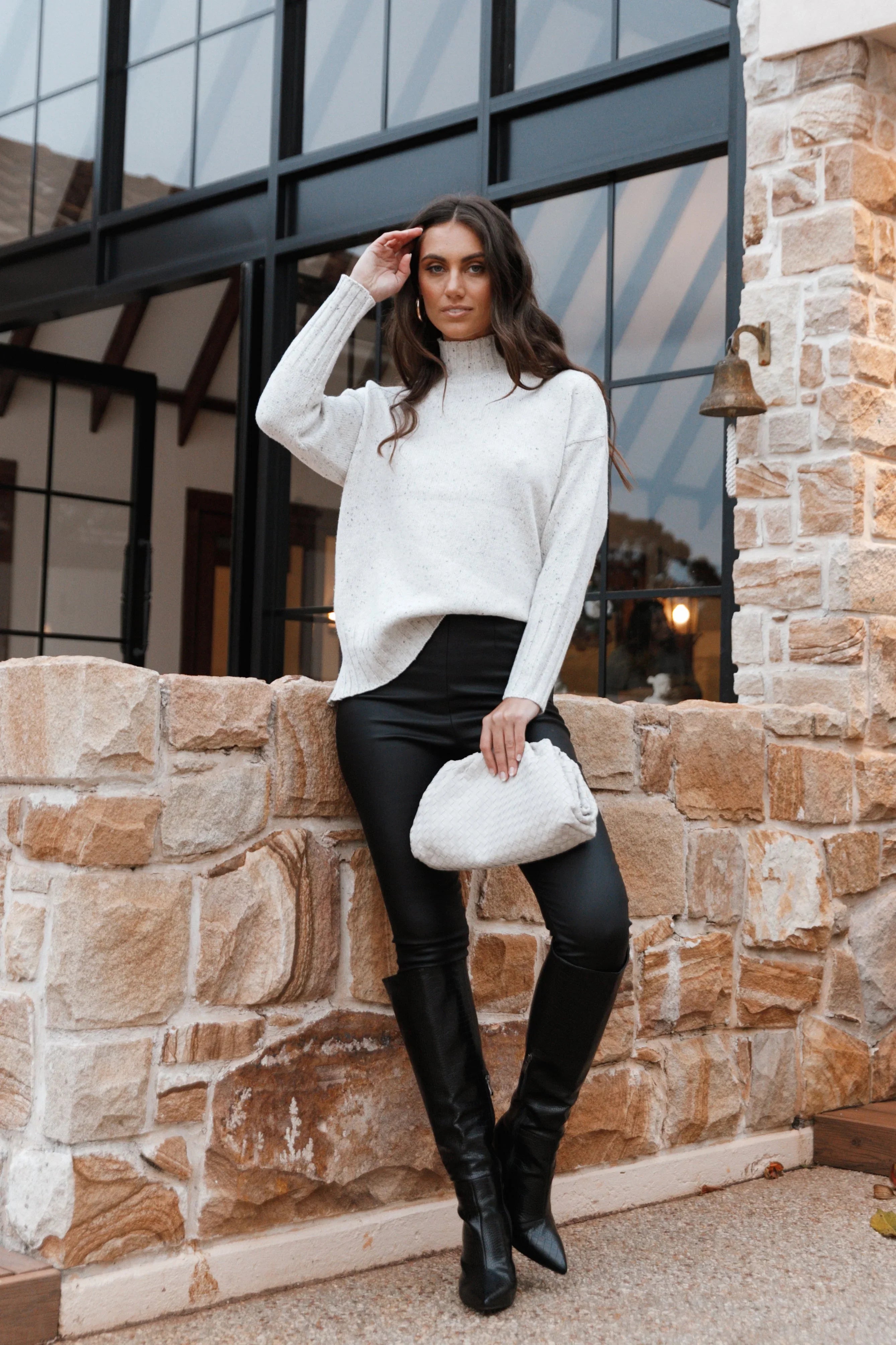 Conny Knit Sweater White