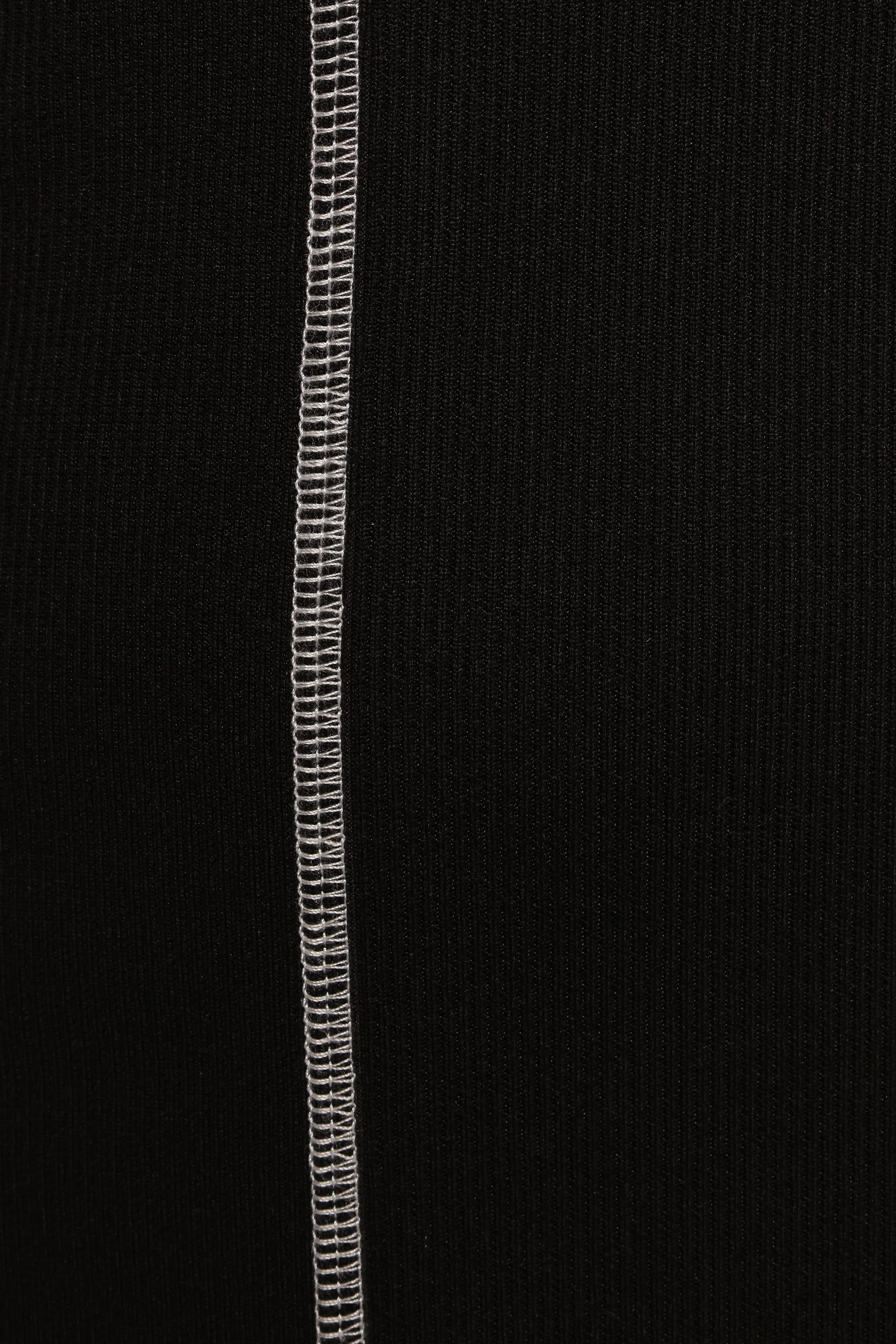 Kyrie Midi Dress Black White