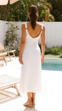 Tallulah Midi Dress White