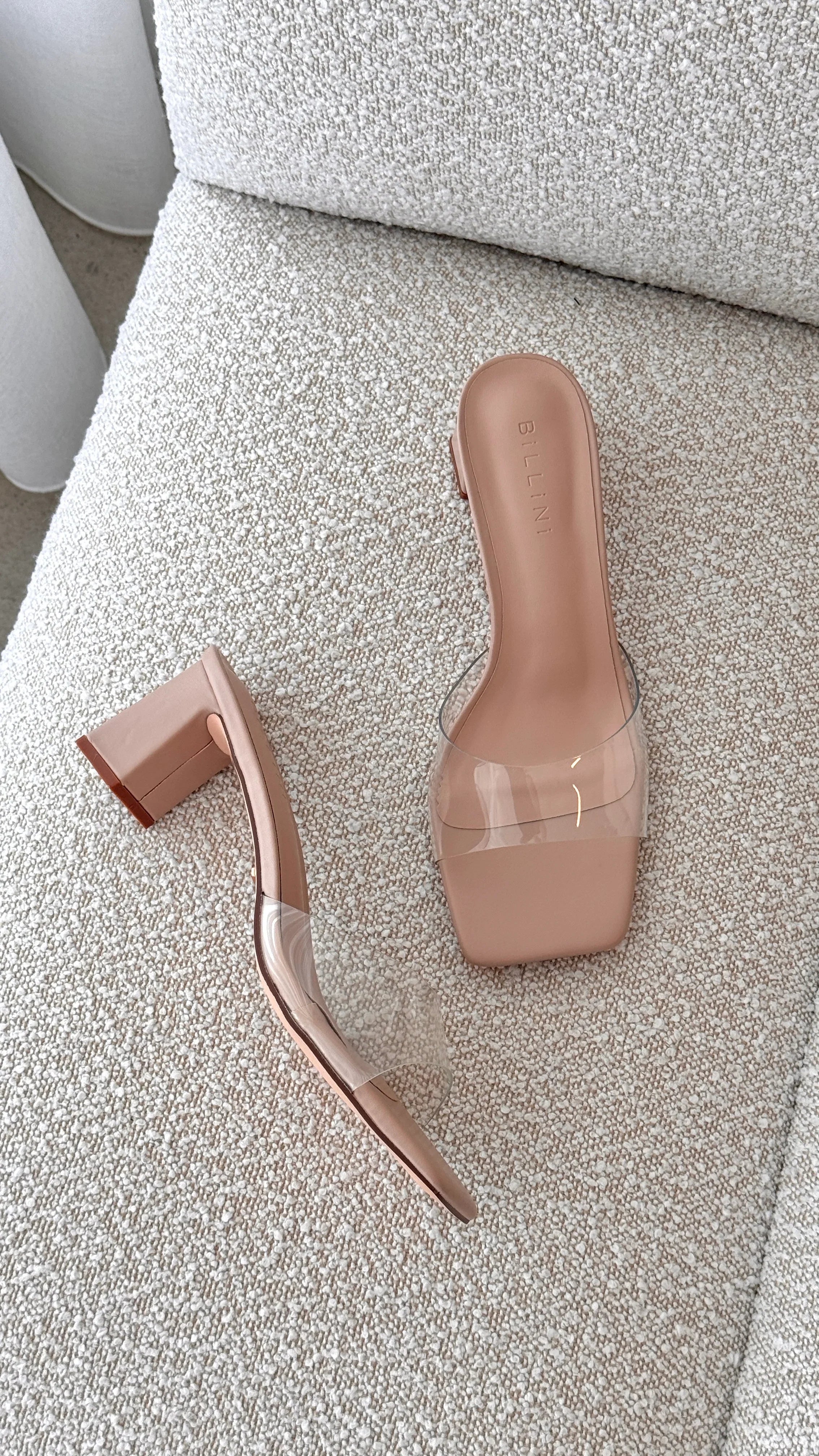 Finbar Heel Clear Nude