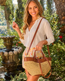 Marci Straw Tote Bag