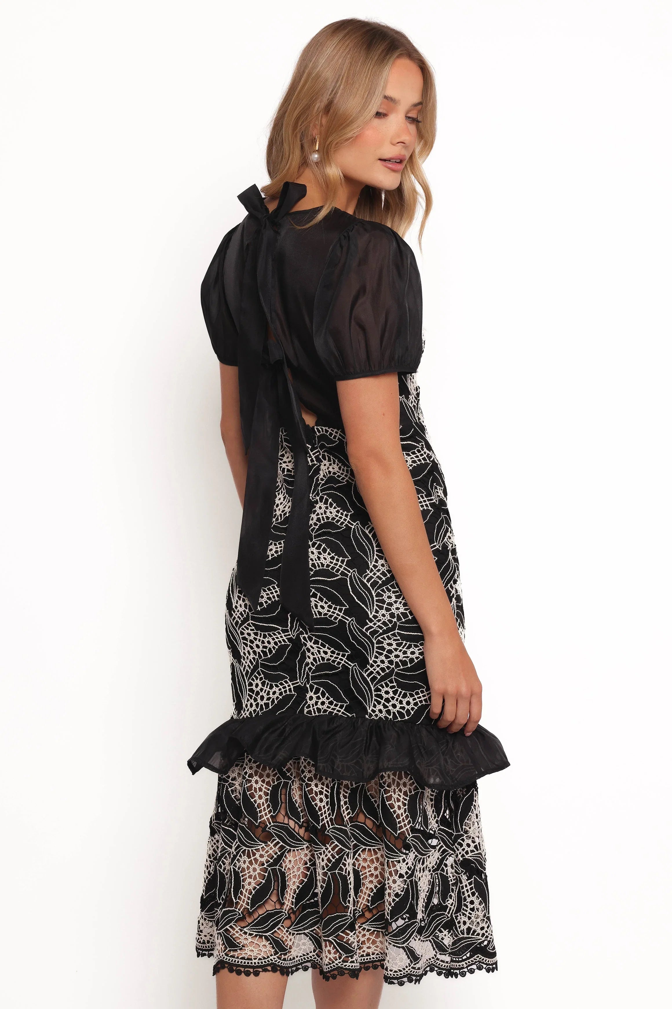 Peyton Midi Dress Black