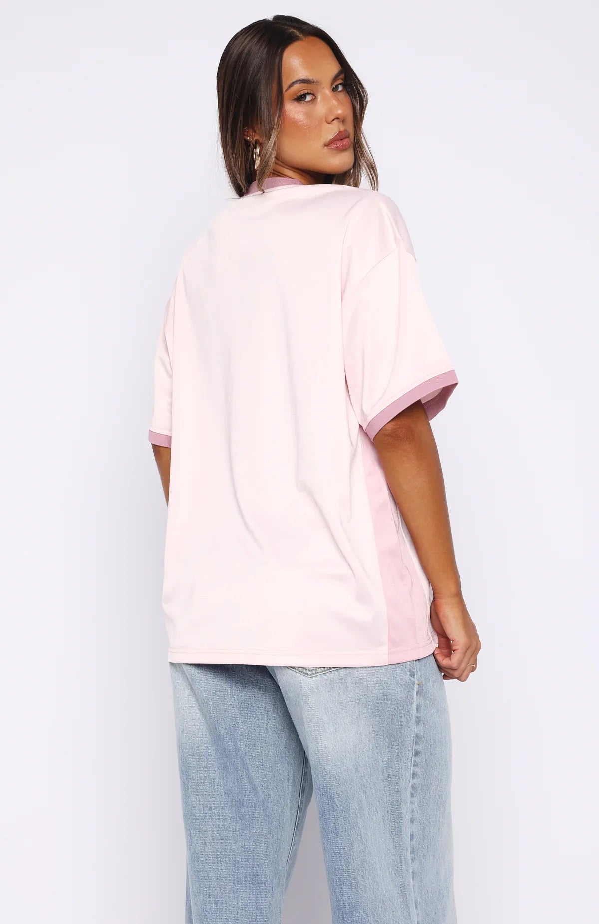 Shes Out Of My League Oversized Jersey Pink