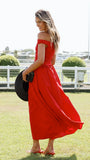 Immy Midi Dress Red