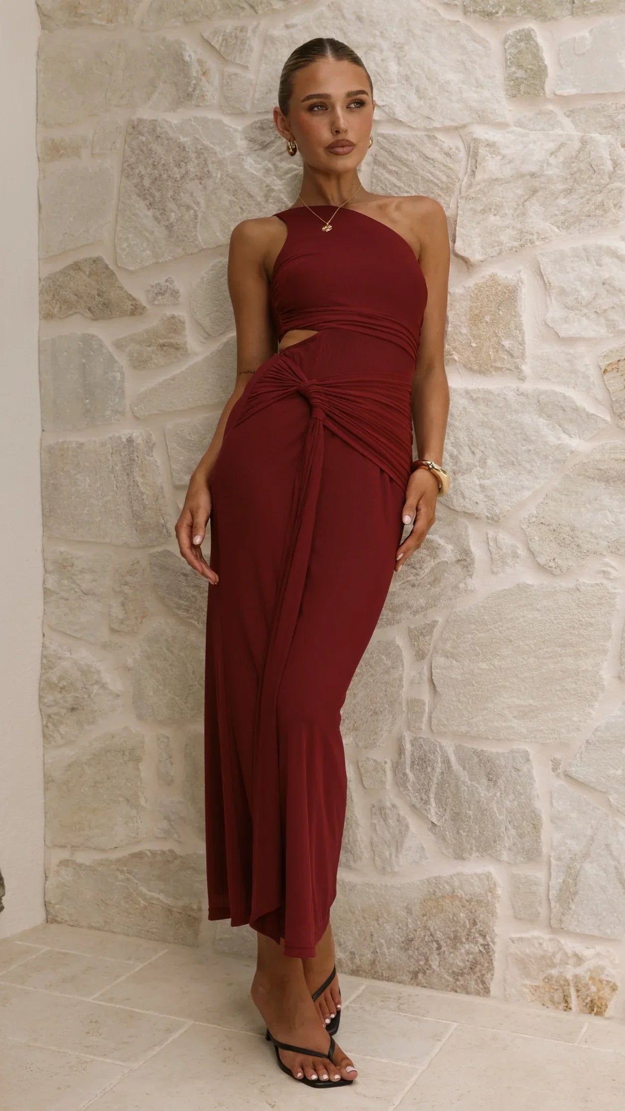 Kourt Maxi Dress Cherry