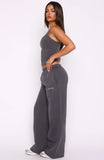 Why Wont You Wide Leg Sweatpants Volcanic