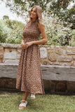 Lanna Maxi Dress Brown Floral