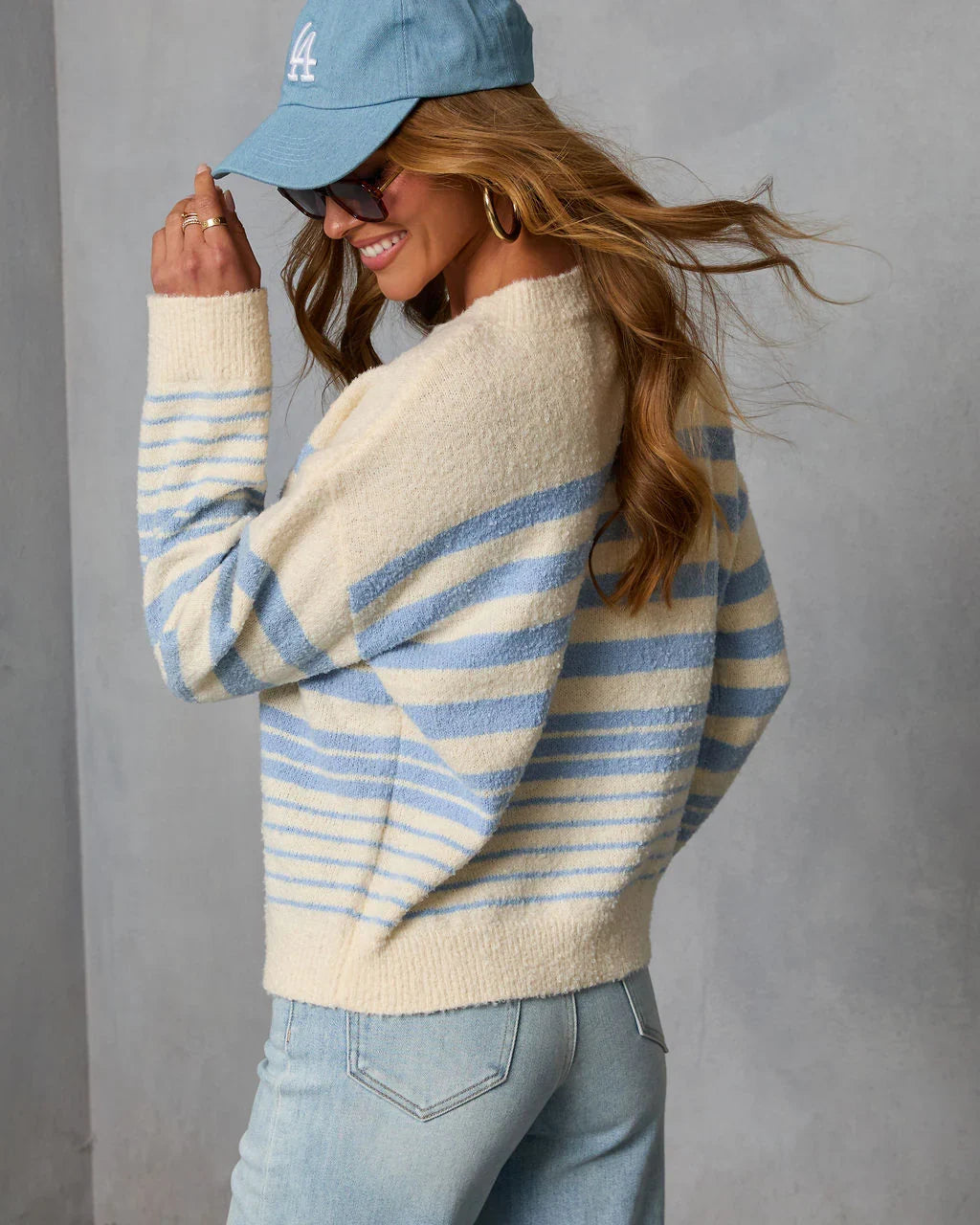 Soraia Striped Knit Sweater