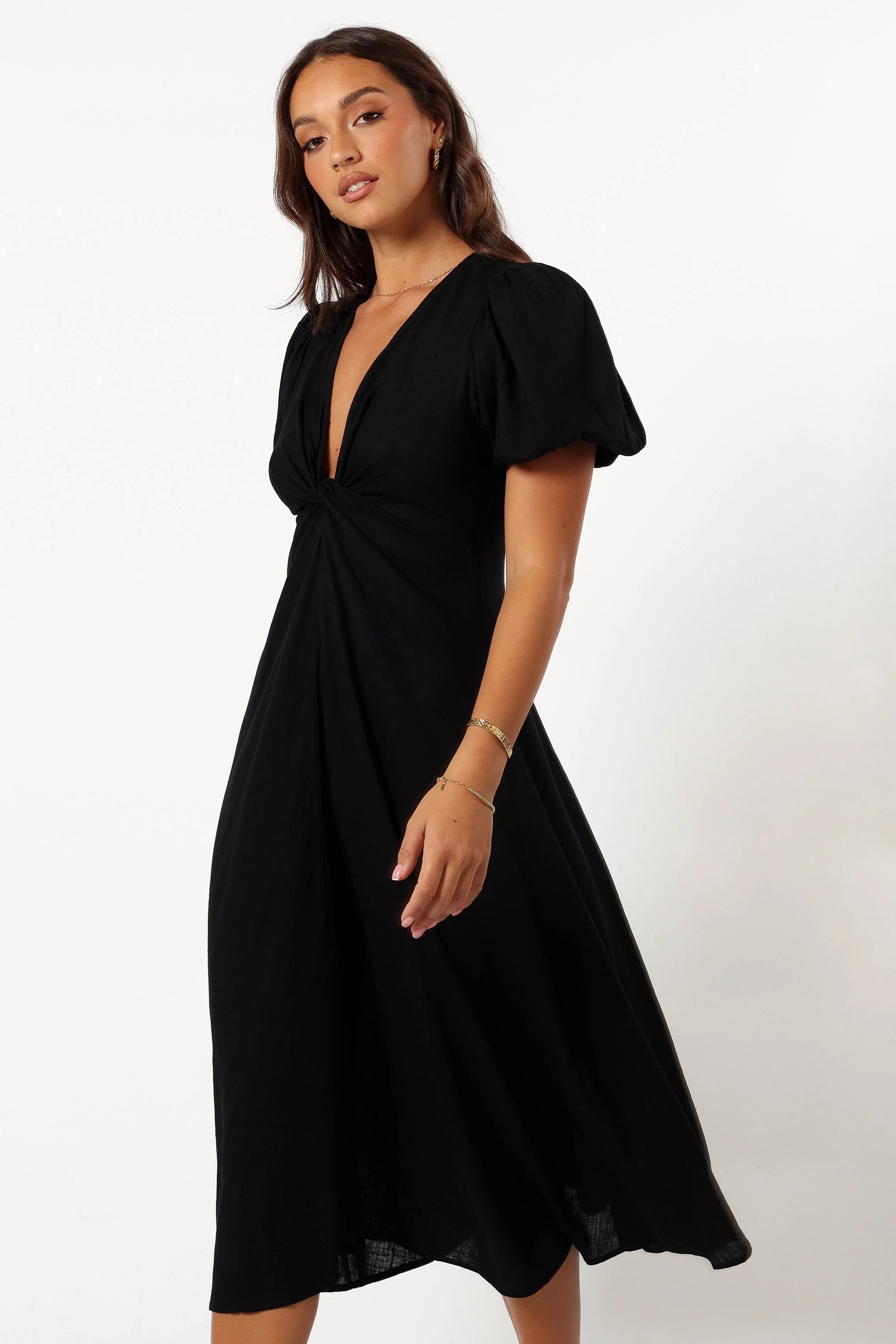Matilda Midi Dress Black