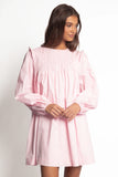 Wyatt Long Sleeve Mini Dress Pink