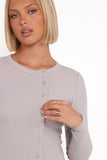 Cass Long Sleeve Top Grey