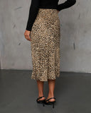 Something About You Printed Midi Skirt