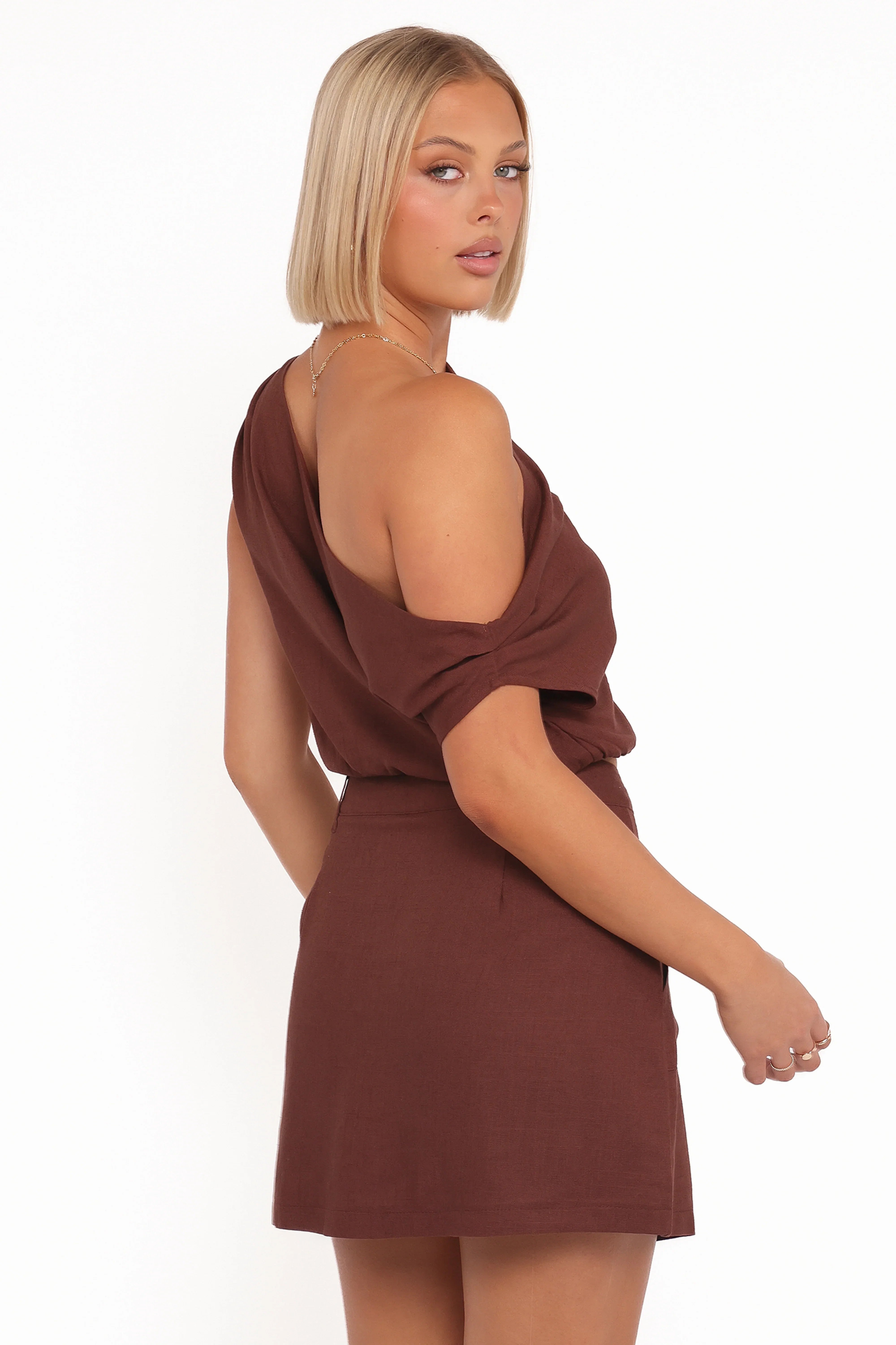 Shaw Mini Skort Chocolate Brown