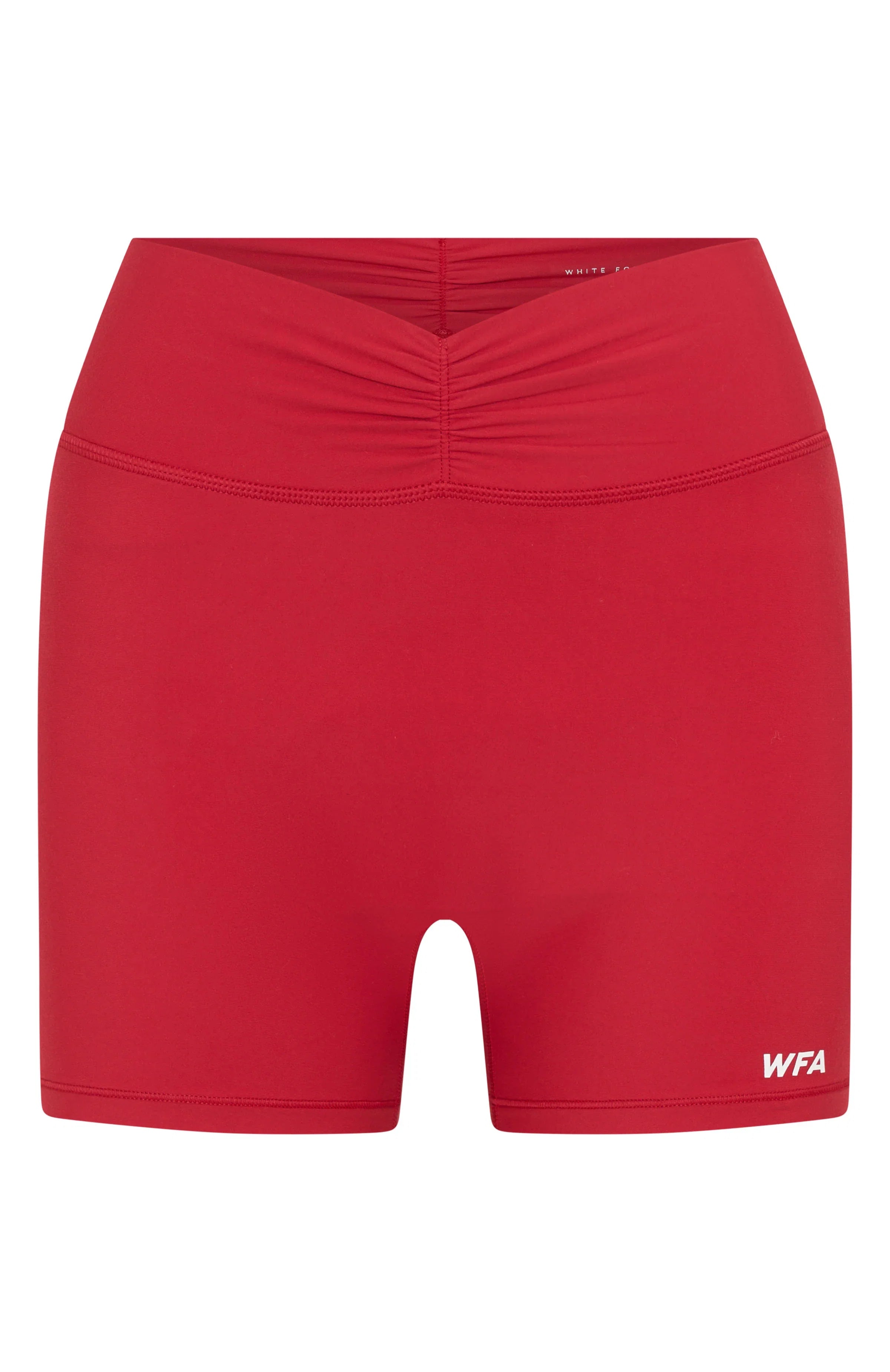 Radiate High Waisted Shorts Cherry Red