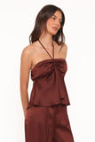 Vita Halter Top Brown