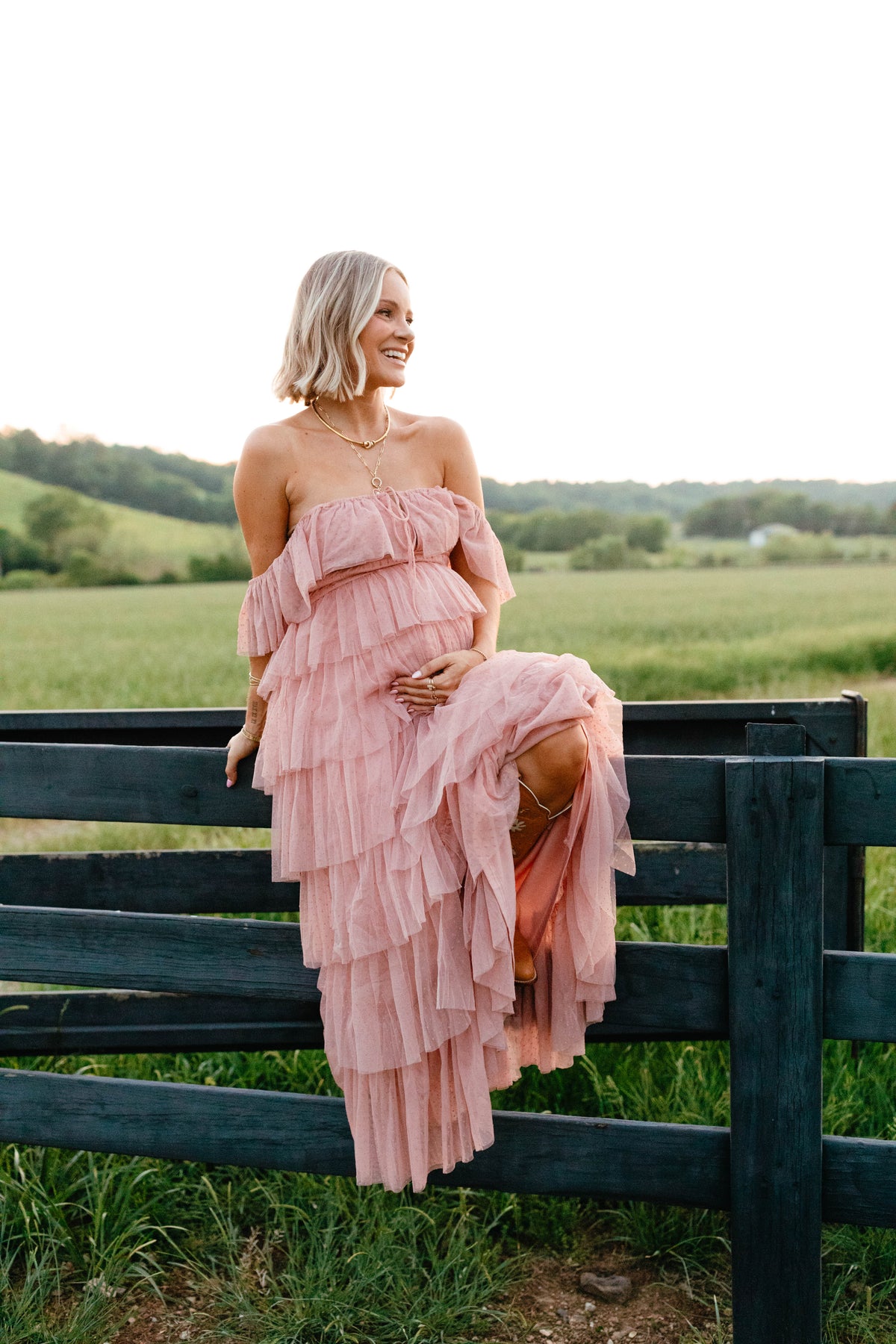 Belle Maxi Dress Blush